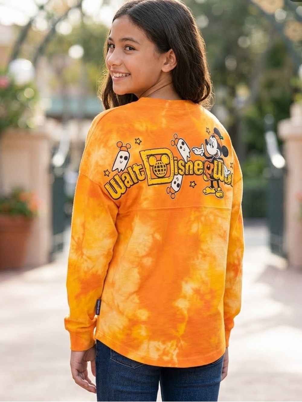 HALLOWEEN Disney Youth Spirit Jersey Mickey Walt Disney World Large (LG) - 10/12